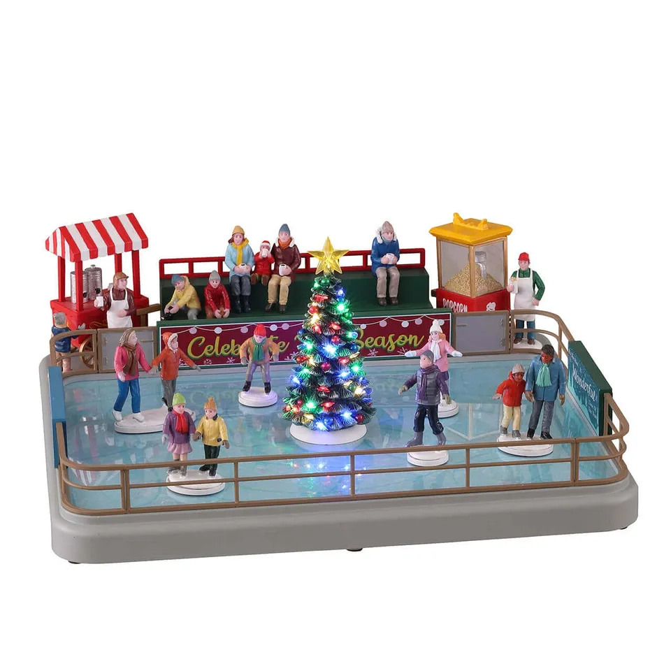 lemax-outdoor-skating-rink-vail-village-patinoire-miniature image 1