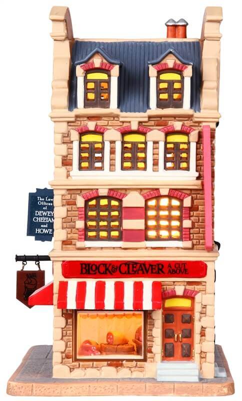 lemax-block-cleaver-butcher-shop-boucherie-miniature-lumineuse image 3