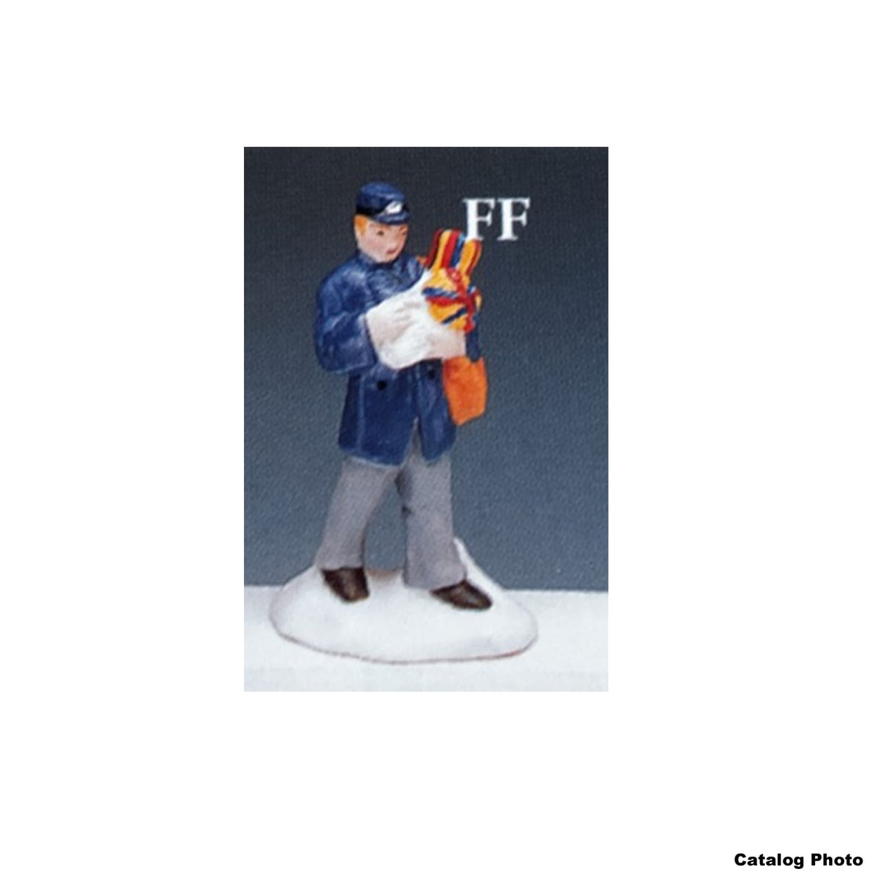 lemax-postman-figurine-facteur-village-de-no-l image 1