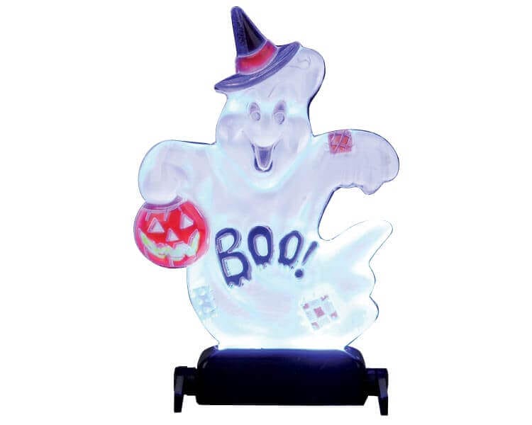 lemax-spooky-town-yard-light-boo-ghost-lampadaire-fant-me-lumineux image 1