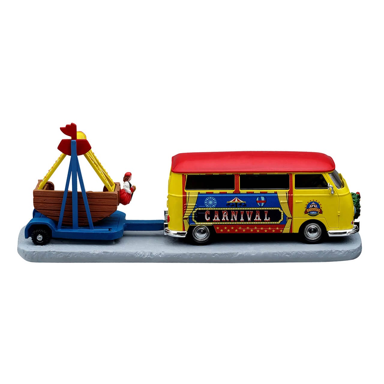 lemax-towing-van-with-carnival-ride-camionnette-avec-man-ge-carnaval image 4