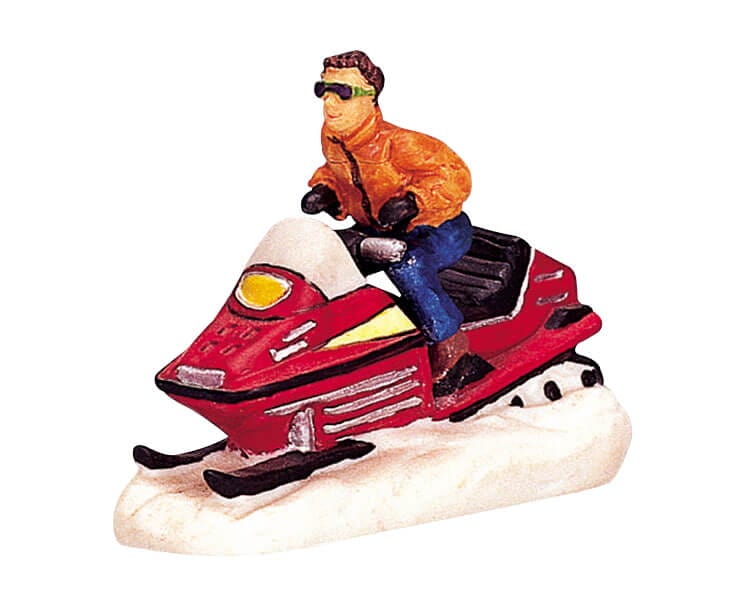 lemax-fun-on-ski-mobile-man-ge-ski-pour-village-miniature image 1
