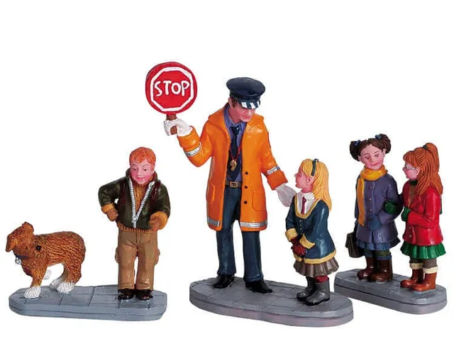 lemax-school-day-figurines-coliers-miniatures-village image 1