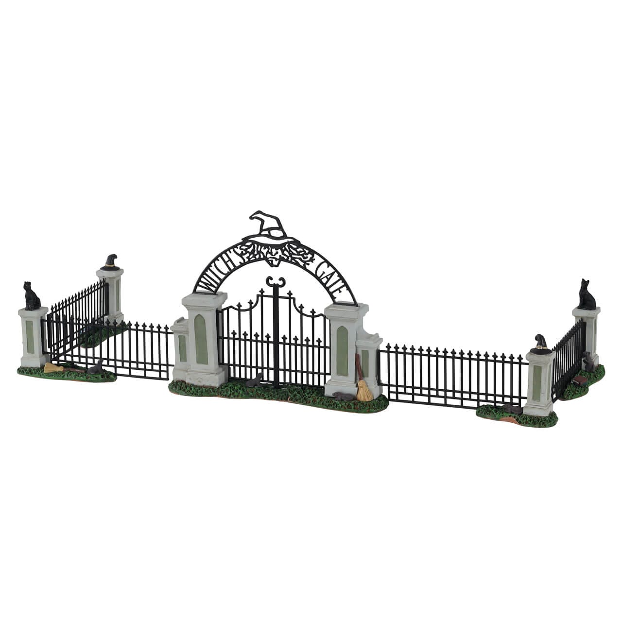 lemax-witch-gate-portail-cimeti-re-spooky-town-miniature image 1