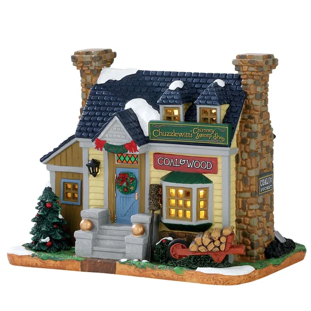 lemax-chuzzlewitt-s-chimney-sweep-shop-maison-miniature-de-village-de-no-l image 1