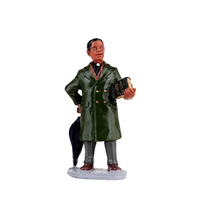 lemax-preacher-figurine-pasteur-miniature-village image 1
