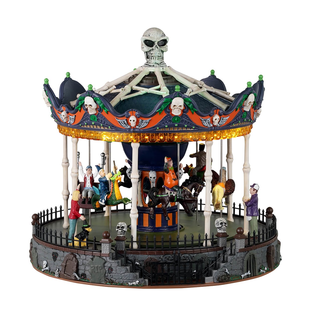 lemax-scary-go-round-carrousel-anim-spooky-town image 1
