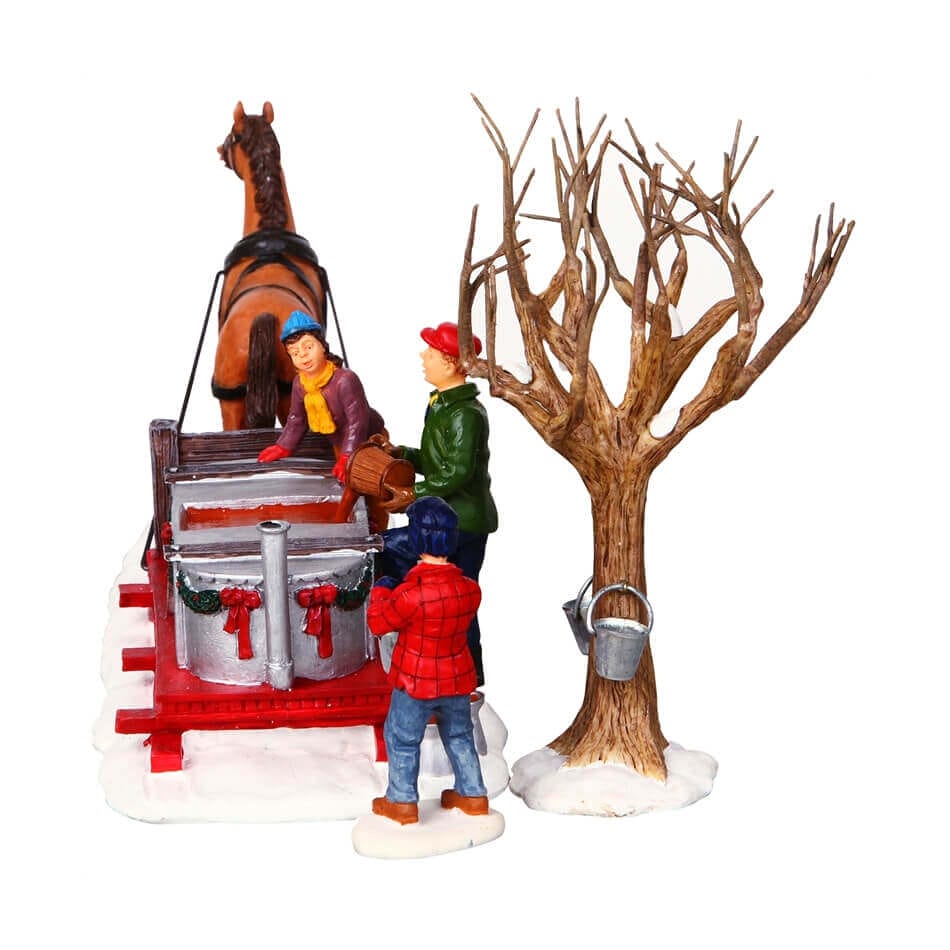 lemax-maple-syrup-sled-set-of-3-lot-3-luges-sirop-d-rable-11-cm image 4