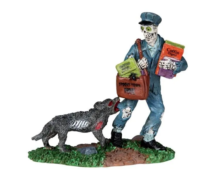 lemax-spooky-mailman-figurine-facteur-halloween-spooky-town image 1