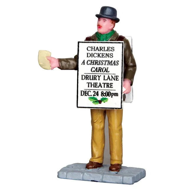 lemax-sandwich-board-man-caddington-personnage-publicitaire-miniature image 1