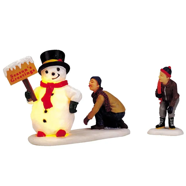 lemax-frosty-s-friendly-greeting-figurine-bonhomme-de-neige-village-de-no-l image 1