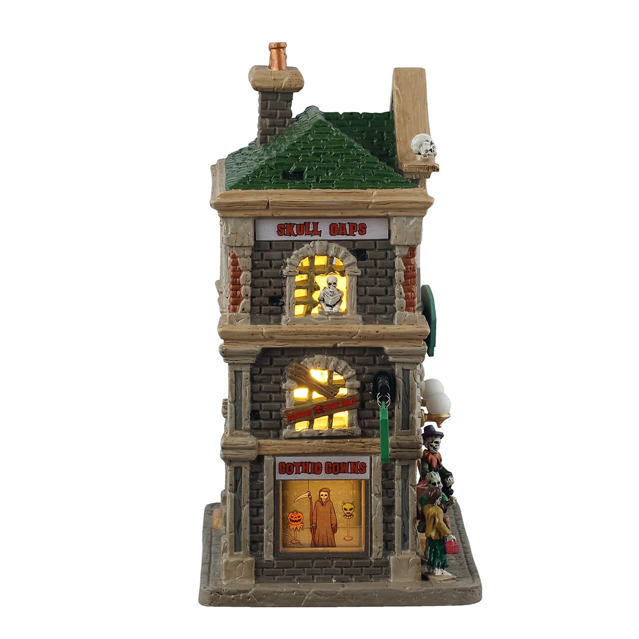 lemax-fearful-fashions-clothiers-maison-gothique-lumineuse-spooky-town image 2