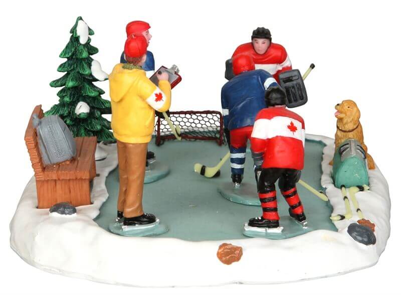 lemax-hockey-tryouts-figurine-hockey-village-de-no-l image 4