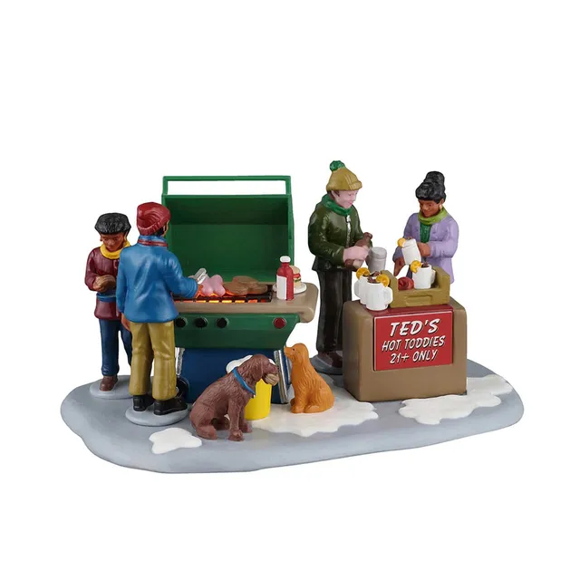 lemax-winter-block-party-sc-ne-figurines-grillades-vail-village image 1