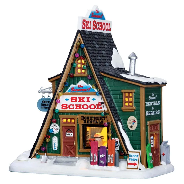 lemax-the-summit-ski-school-b-timent-lumineux-vail-village image 1
