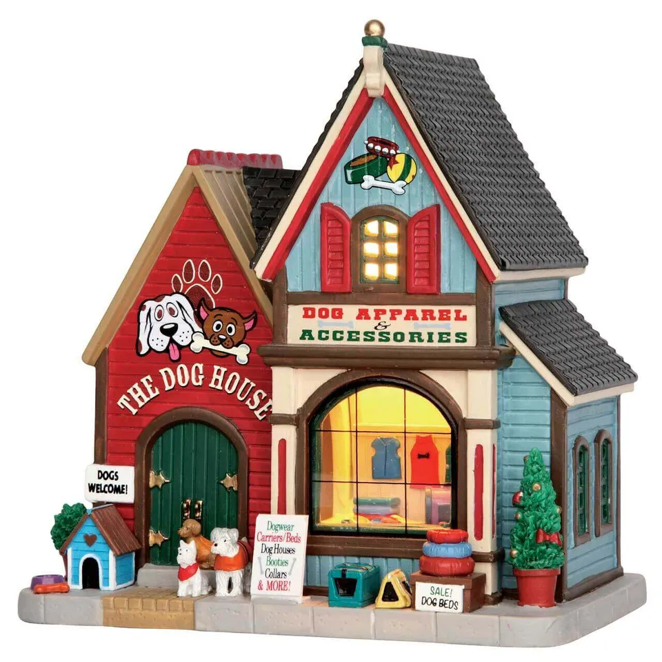 lemax-the-dog-house-maison-miniature-village-de-no-l image 1