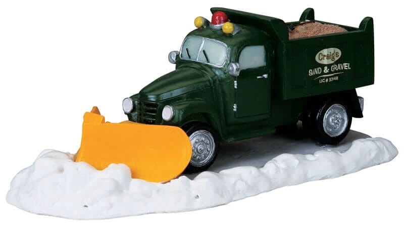 lemax-snowplow-v-hicule-chasse-neige-village-miniature image 1