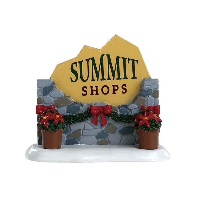 lemax-summit-sign-panneau-de-signalisation-miniature-de-no-l image 1