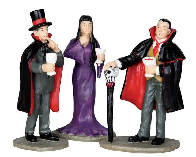 lemax-wine-tasting-figurine-spooky-town-d-gustation-de-vin image 1
