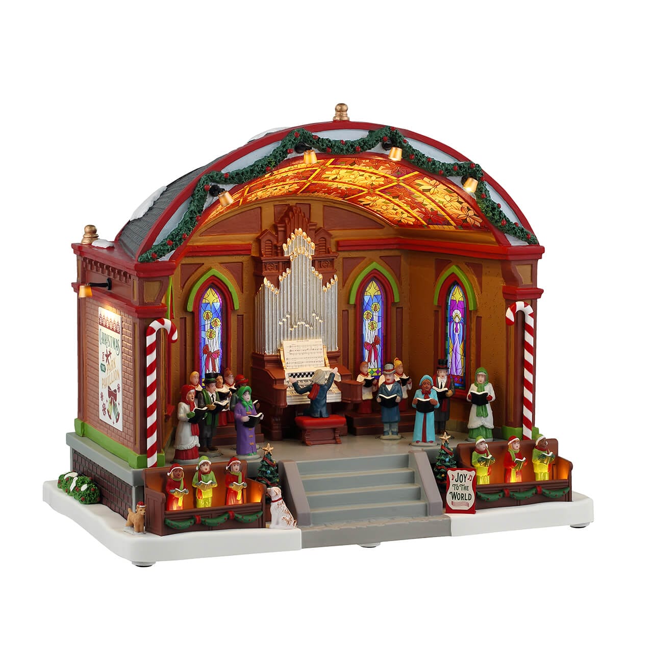 lemax-christmas-at-the-park-pavilion-b-timent-miniature-lumineux-caddington image 2