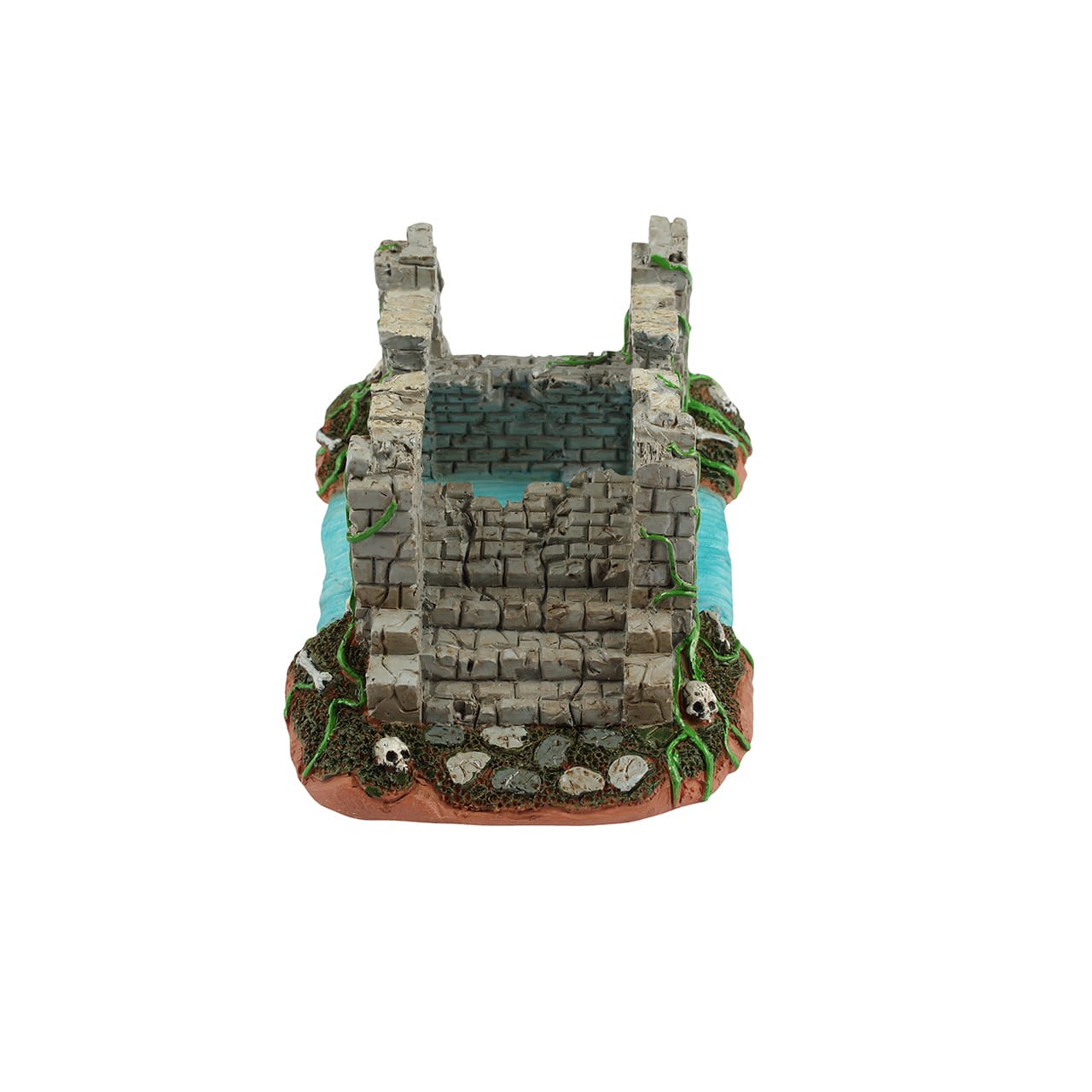 lemax-broken-bridge-pont-miniature-ruines-spooky-town image 2