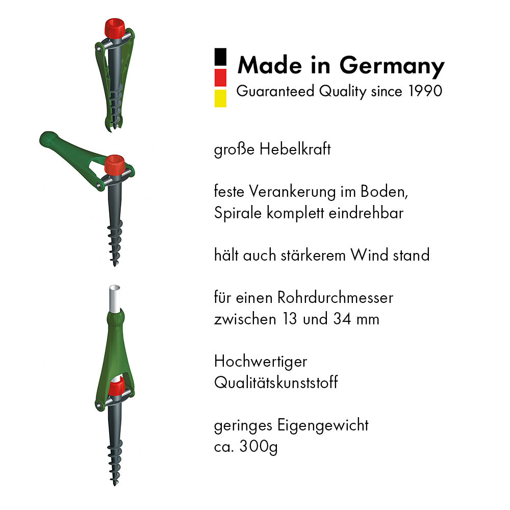 krinner-vario-drill-vert-support-parasol-ancre-de-sol image 5