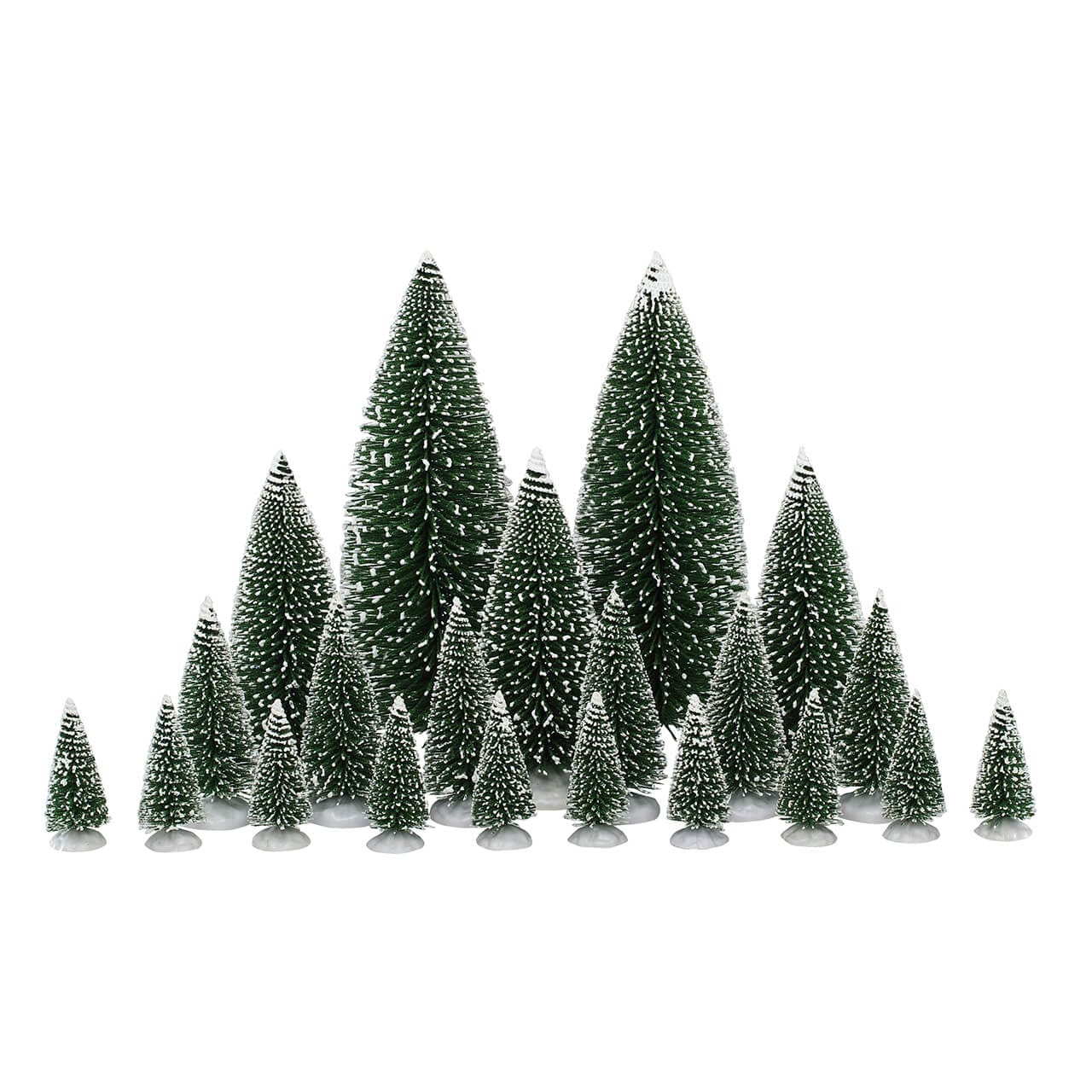 lemax-assorted-pine-trees-lot-sapins-stables-miniatures image 1