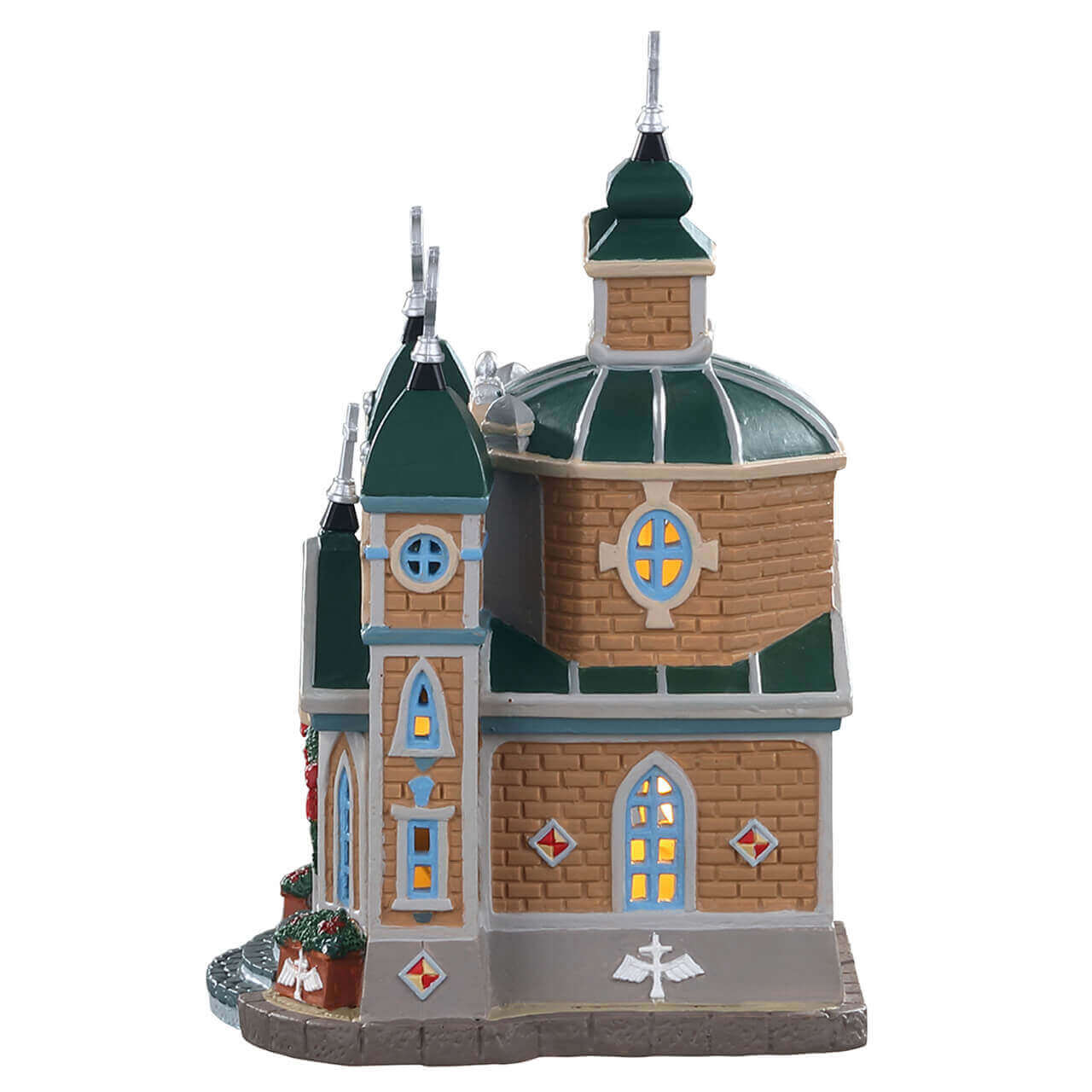 lemax-holy-spirit-cathedral-caddington-cath-drale-lumineuse-village-no-l image 3