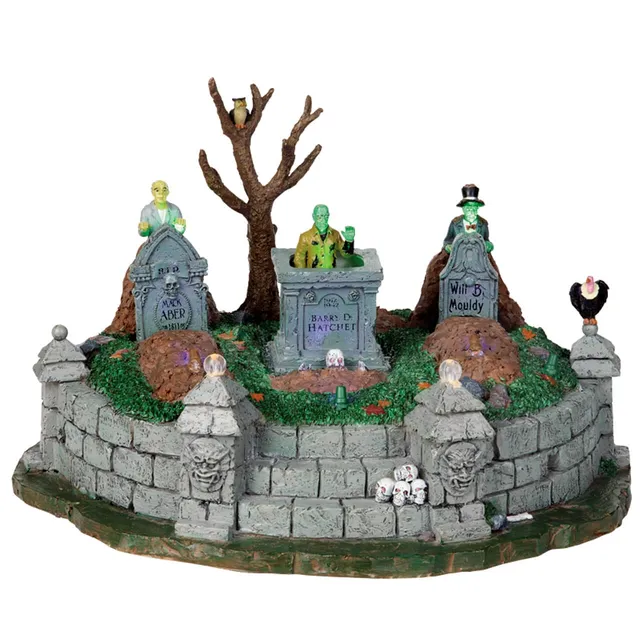 lemax-dead-are-rising-sc-ne-horreur-spooky-town-anim-e image 1