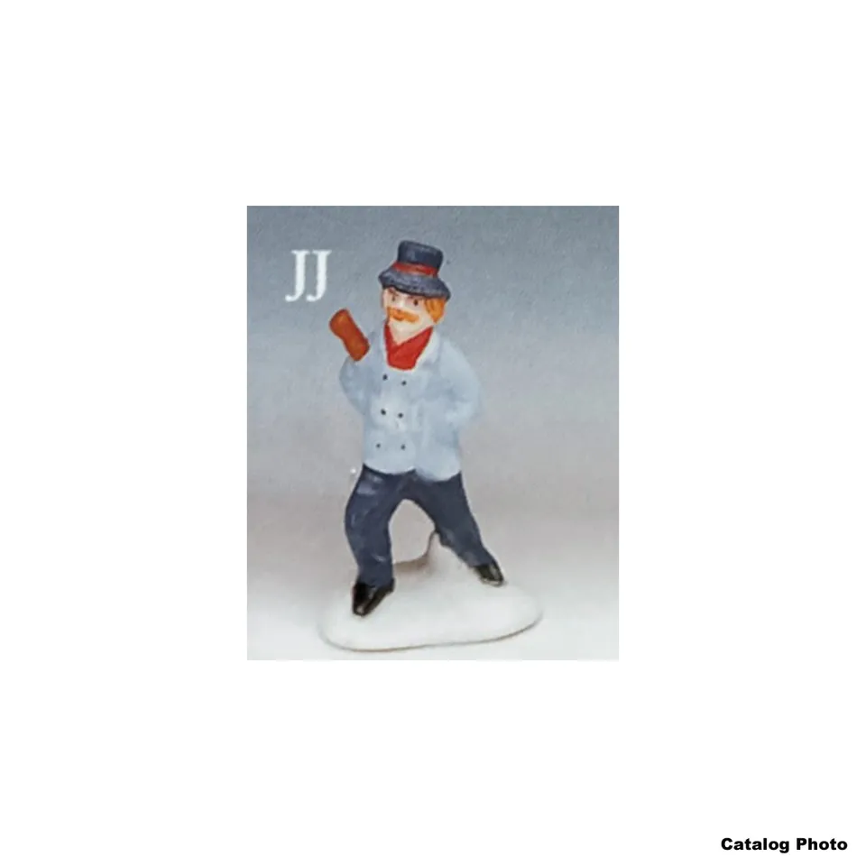 lemax-skating-man-figurine-patineur-village-miniature image 1