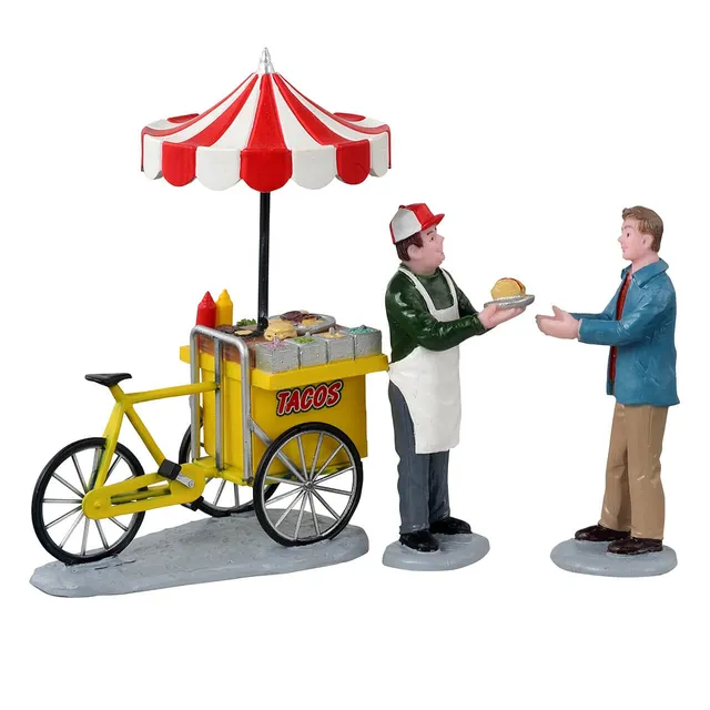 lemax-taco-cart-figurine-marchand-de-tacos image 1